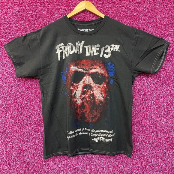 Bloody Disgusting X Friday the 13th Jason Voorhees Horror T-Shirt Medium - Picture 1 of 5
